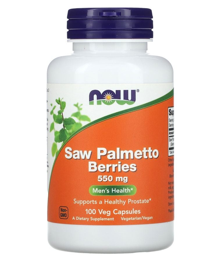 Saw Palmetto Berries Men's Health 550 mg 100 Veg Capsules