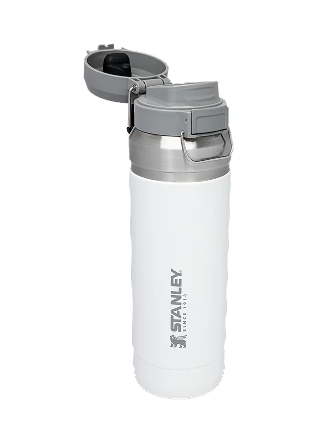 Stanley Stanley Quick Flip Water Bottle 1L / 36OZ Polar â€“ Leakproof | Stainless Steel Water Bottle | Push Button Locking Lid | BPA FREE | Cup Holder Compatible | Dishwasher safe | Lifetime Warranty