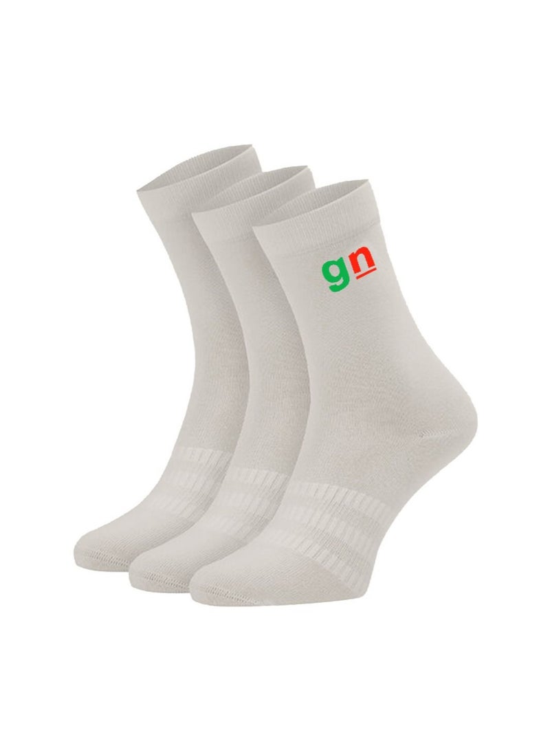 green sports socks - WHITE 