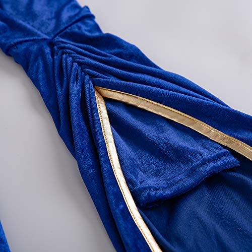 Pettigirl Girls Renaissance Queen Blue Dress Up Cosplay Royalty Medieval Princess Fancy Costume - Image 5