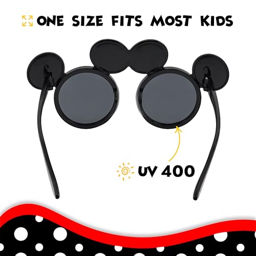Sun-Staches Mickey Mouse Sunglasses for Kids | Officially Licensed Disney Shades | UV 400 | One Size Fits Most Kids - Image 2