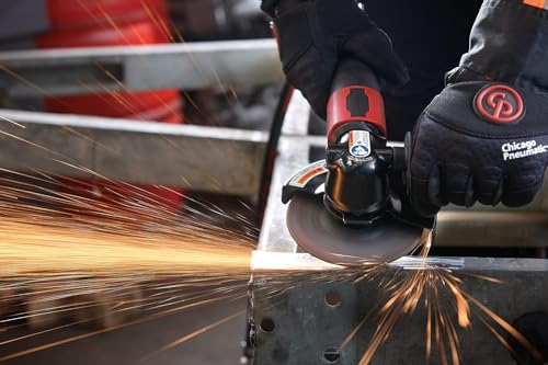 Chicago Pneumatic CP7545-B - Air Grinder Tool, Welder, Woodworking, Automotive Car Detailing, Stainless Steel Polisher, Heavy Duty, Right Angle Grinder, 4.5 Inch (115 mm), 1.13 HP/840W - 12000RPM - Image 4