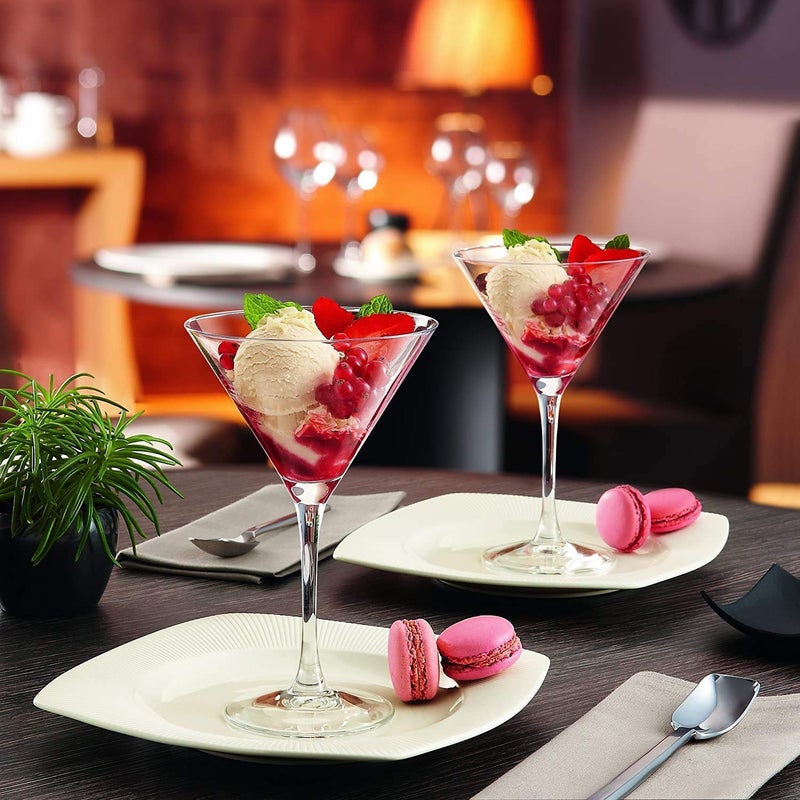 HEIP HEIP Red Wine Martini Crystal Clear Glass Cocktail Glasses Party Glasses Cocktail Martini Glasses 210 ML Set of 12  - Image 4