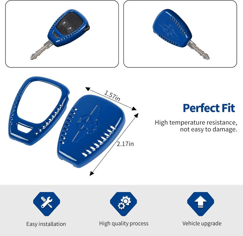 Jimen Key Fob Cover Case Protector for Jeep Models - Image 3