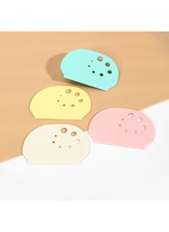 Generic Thickened PP Semicircle Flour Cutter With Scale Dough Cutter Vegetable Leaf Stripper Cake Cream Scraper-颜色:新款创意刮板-北欧粉  - Image 2