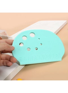 Generic Thickened PP Semicircle Flour Cutter With Scale Dough Cutter Vegetable Leaf Stripper Cake Cream Scraper-颜色:新款创意刮板-北欧粉  - Image 4