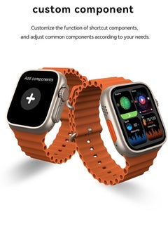 Ultra Smart Watch T800 Ultra Series 8 Health Fitness Tracker Sport Watch 49MM-Orange  - Image 5