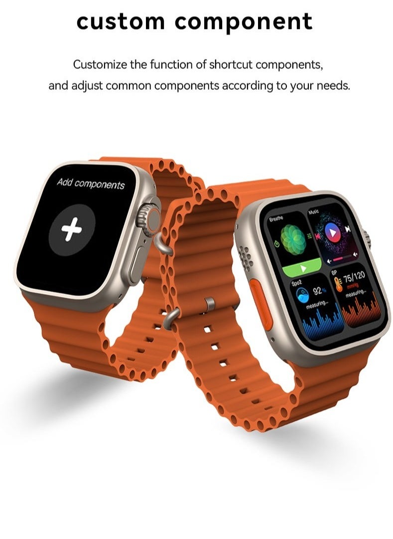 Ultra Smart Watch Ultra Health Fitness Tracker Sport Watch 49MM-Multicolour  - Image 5