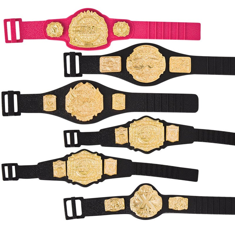 TNA TNA Set of 6 Jakks Action Figure Belts 