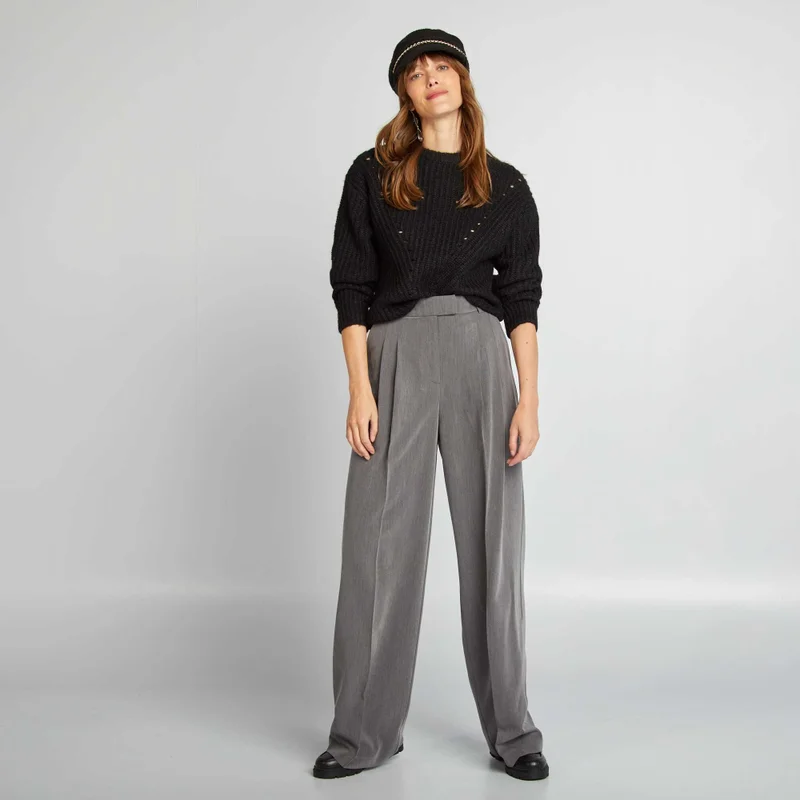 Kiabi Chunky Knit Cardigan Black