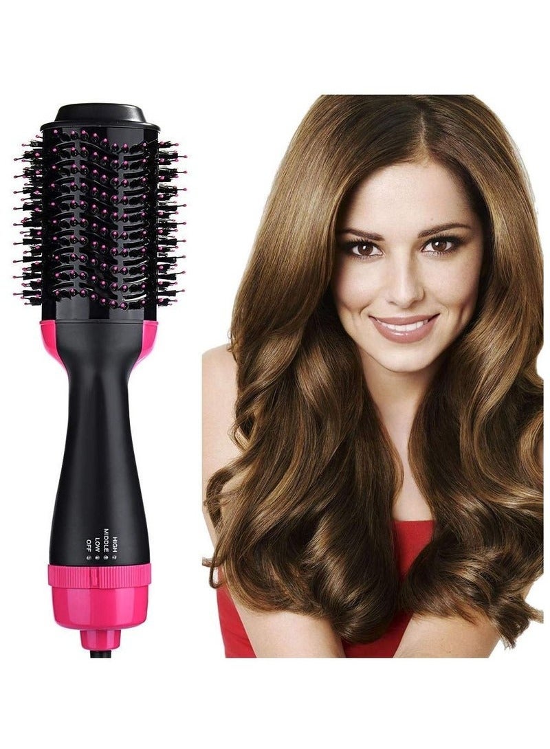 One Step 3-in-1 Hair Dryer and Volumizer Hot Air Brush – Hair Straightener Brush for Fast Drying, Straightening, and Curling – Professional Styling Tool for Smooth, Voluminous Hair - Image 3