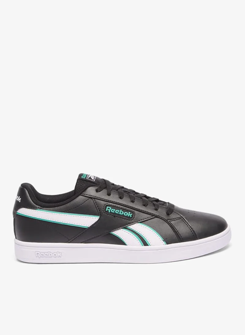 Reebok Mens Panelled Sports Shoes with Lace-Up Closure - Court Retro