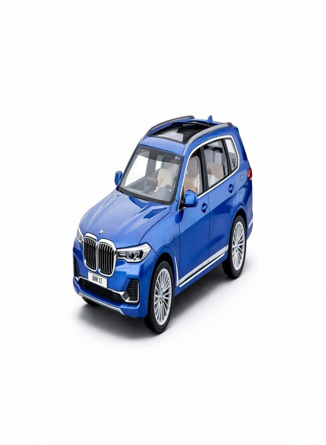 Wizplex MSZ Official Licensed BMW X7 Diecast Model Car 1:32 Scale | Light & Sound | Pull Back Action | Metal Luxury SUV Toy | Collectible Display & Gift - Image 1