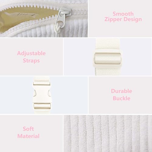Kejea Birthday Gifts for Teenager Girls Kids - Personalized Belt Bag for Girls Women Fashion Waist Packs Trendy Travel Fanny Pack Crossbody Bags with with Initial Letter Patch Cute Stuff S - Image 3