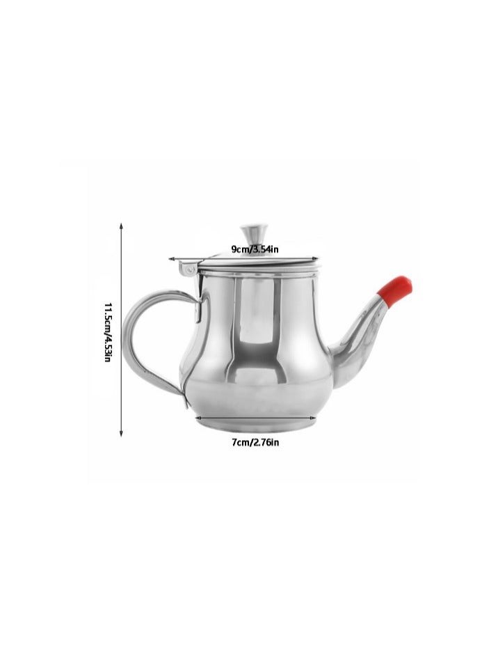 EBMINI Stainless Steel Oil Pot Filter Residue Separated Oil Storage Tank 