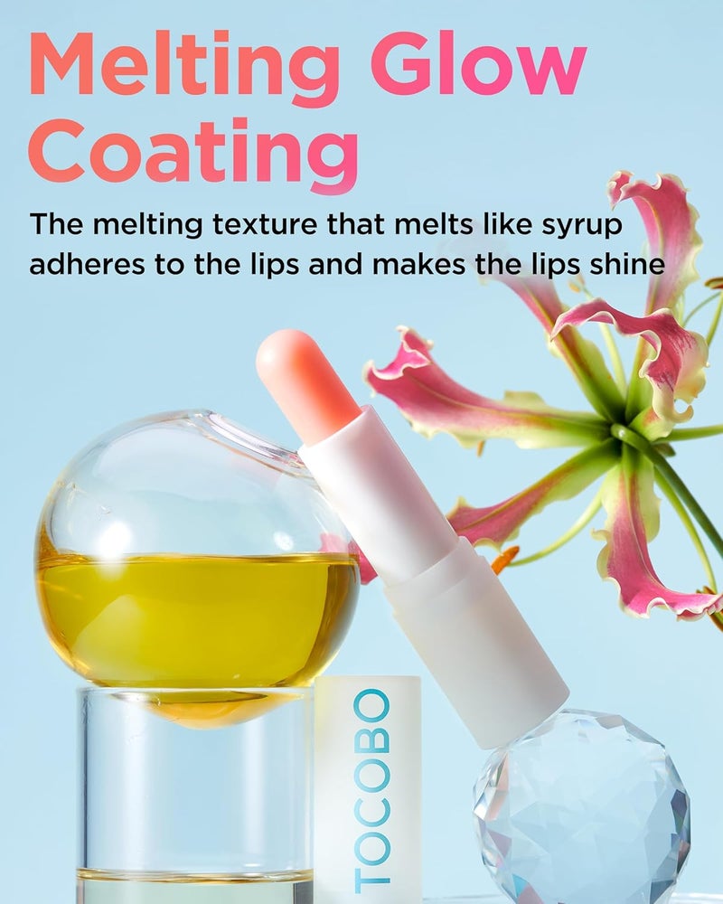 TOCOBO Glass Tinted Lip Balm 011 Flush Cherry - Image 4