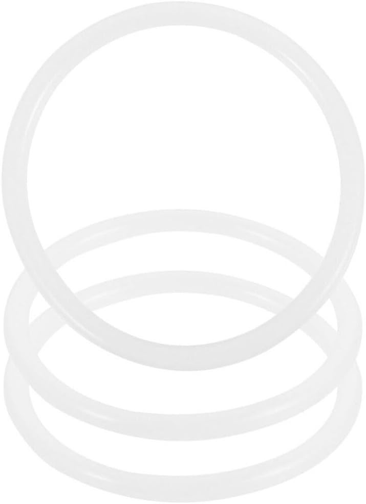 Vaguelly 3pcs Crystal Singing Bowl Rubber Ring Sound Bowls O Ring Crystal Singing Bowls Base Support for Crystal Sound Healing Yoga Meditation Singing Bowls - Image 1