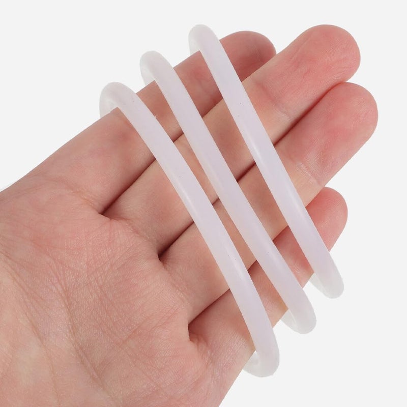 Vaguelly 3pcs Crystal Singing Bowl Rubber Ring Sound Bowls O Ring Crystal Singing Bowls Base Support for Crystal Sound Healing Yoga Meditation Singing Bowls - Image 5