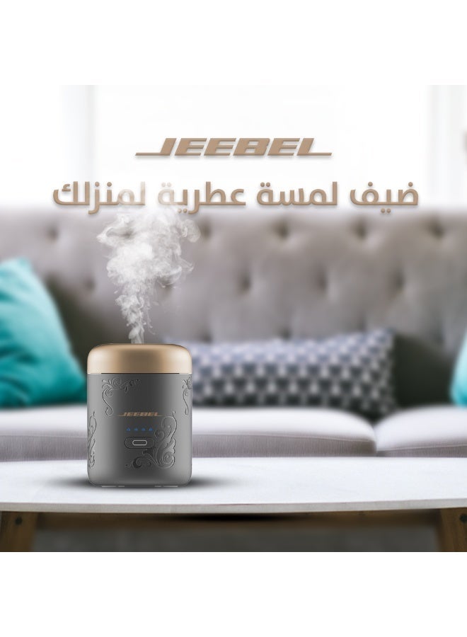 Jeebel Smart Portable Incense Burner – USB-C Charging with 1500mAh Battery, Luxurious Design, and Auto-Safety Shut-Off - Image 5