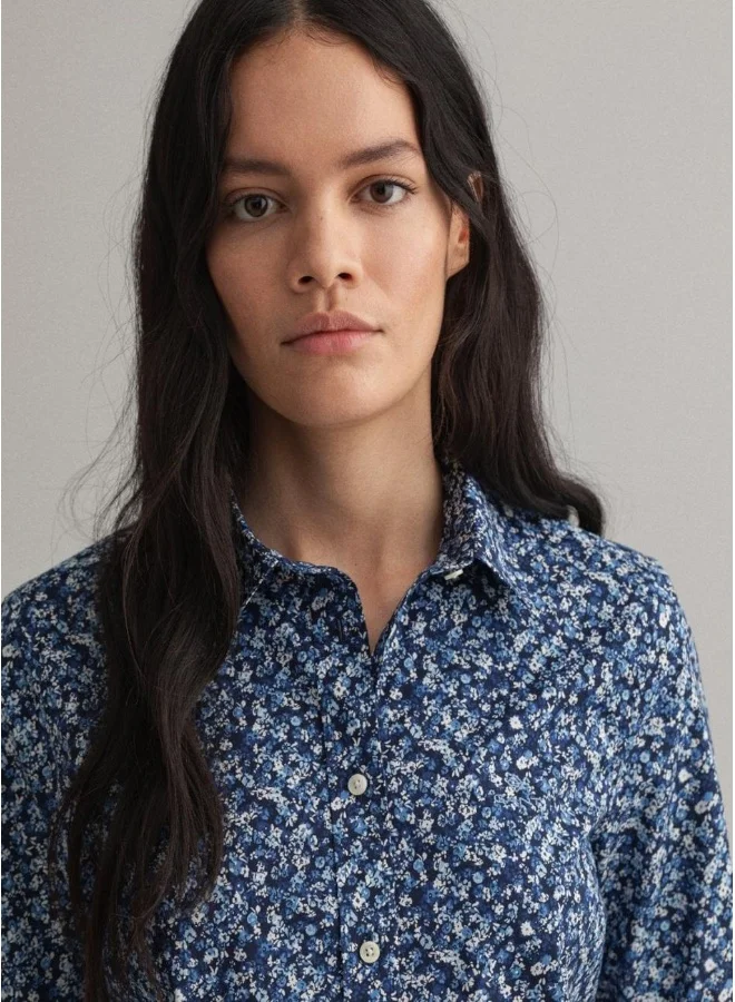 GANT Micro Bouquet Print Stretch Broadcloth Shirt