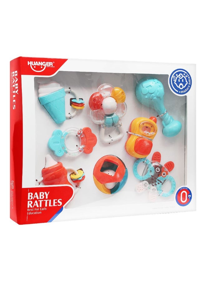 HUANGER طقم ألعاب رنين عضاضة، 8 قطع - Image 2