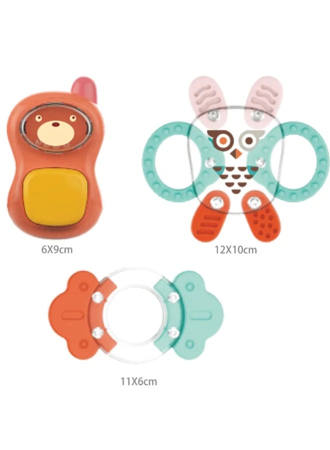 HUANGER طقم ألعاب رنين عضاضة، 8 قطع - Image 4