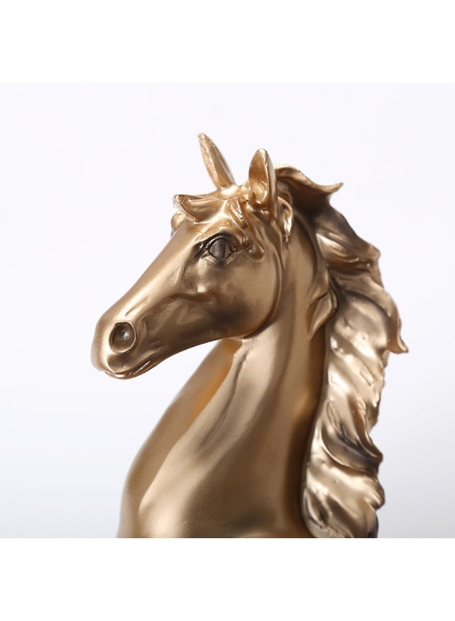 نيمي تمثال حصان - ديكور منزلي لجلب النجاح - Image 2