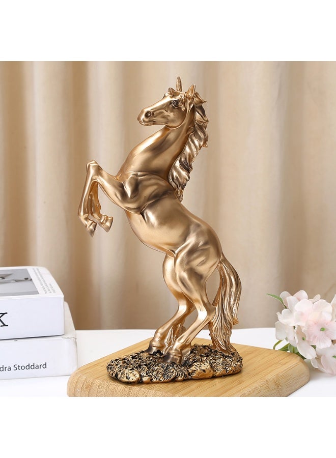 نيمي تمثال حصان - ديكور منزلي لجلب النجاح - Image 1