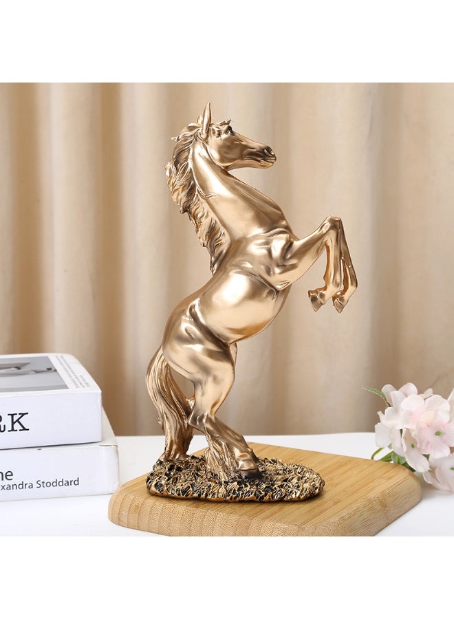 نيمي تمثال حصان - ديكور منزلي لجلب النجاح - Image 5