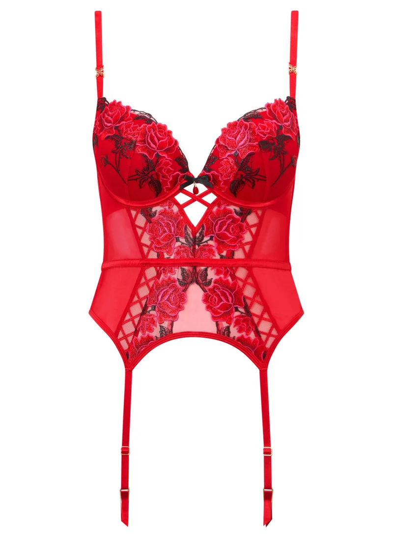 Ann Summers Red Ann Summers Roses Are Red Basque for Women | Best Price UAE