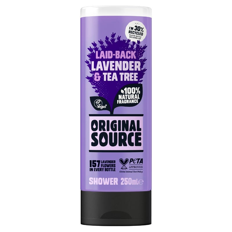 ORIGINAL SOURCE Lavender Shower Gel, 2 x 250 ml - Image 3