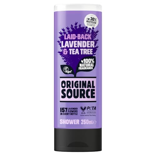 ORIGINAL SOURCE Lavender Shower Gel, 2 x 250 ml - Image 1