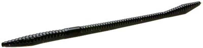 Zoom Bait Zoom Trick Worm-Pack of 20 (Black, 6.75-Inch) - Image 3