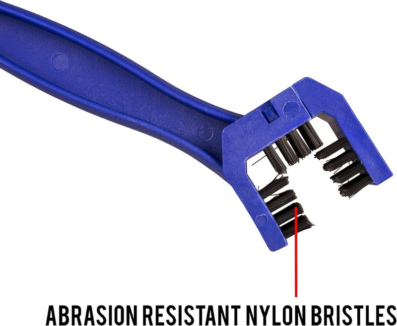 Autofy Universal Motorcycle/Cycle Chain Cleaner Brush for Bikes (Blue) [**Pack of 2**] - Image 3