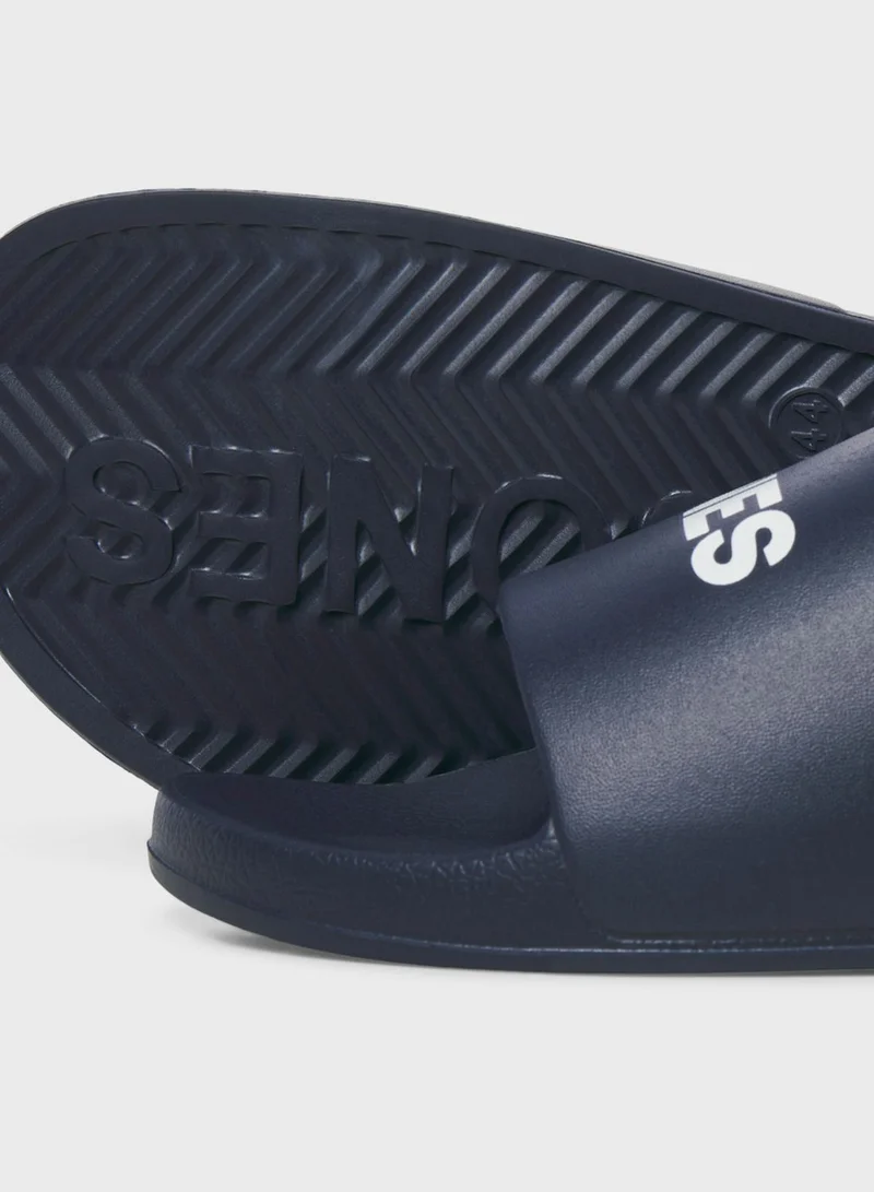 JACK & JONES Logo One Strap Filp Flops