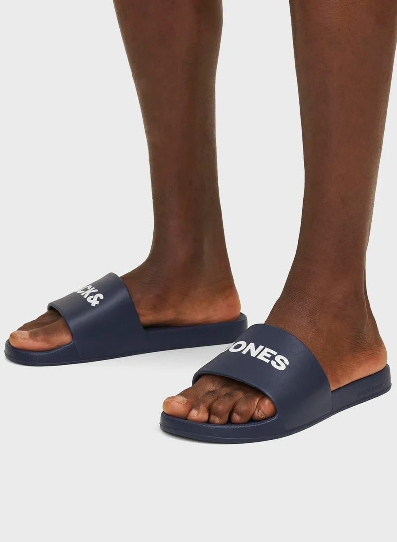 JACK & JONES Logo One Strap Filp Flops