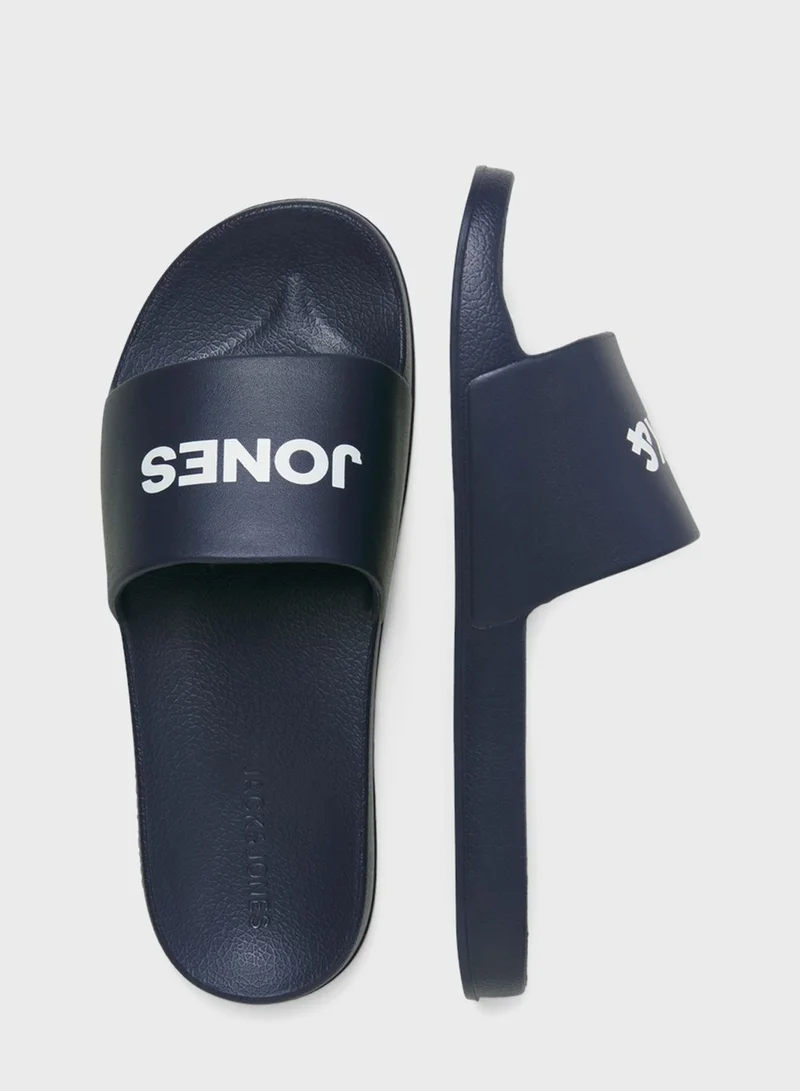JACK & JONES Logo One Strap Filp Flops