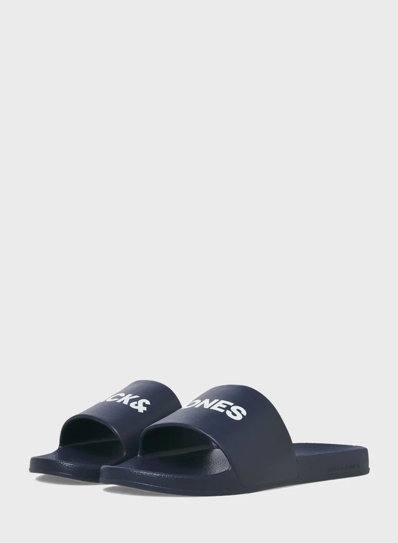 JACK & JONES Logo One Strap Filp Flops