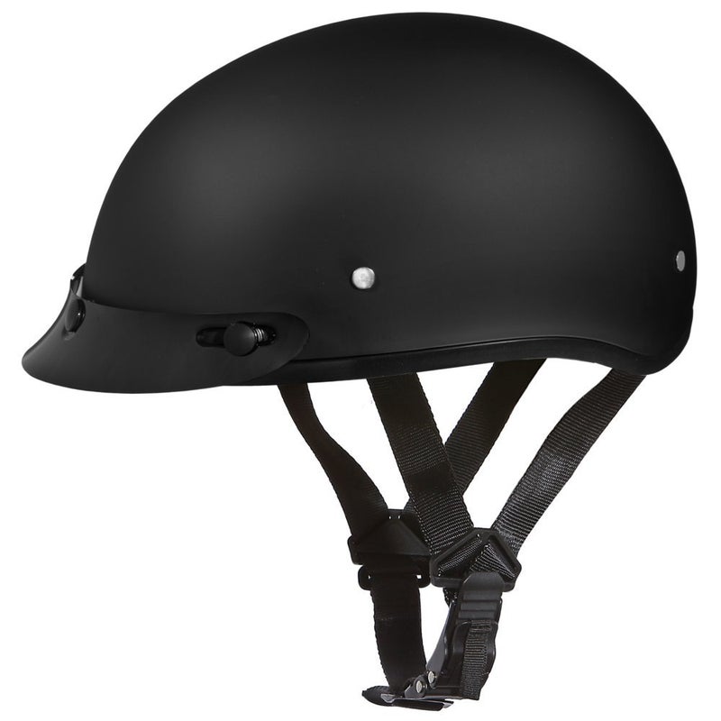 Daytona Helmets Motorcycle Helmet Half Skull Cap Lightweight Stylish DOT Approved Helmets for Adults Perfect for Men and Women Riders Comfortable Secure Fit Stylish Protection for Everyday Riding - Image 2