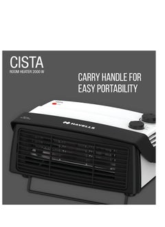 Havells HavellsÃ‚ cista room heater (White) and Havells GHRFHAGW200 2000-Watt comforter (White and Black)  - Image 2