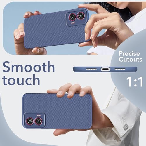 Jkobi Back Cover Case for Motorola Moto G96 (Liquid Silicone | Side Grip | Camera Protection) - Image 2