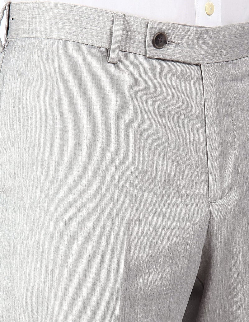 Arrow Men's Solid Tailored Fit Polyester Formal Trouser - Image 5