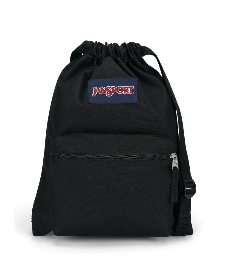 JanSport Drawsack Black Backpack - Image 1