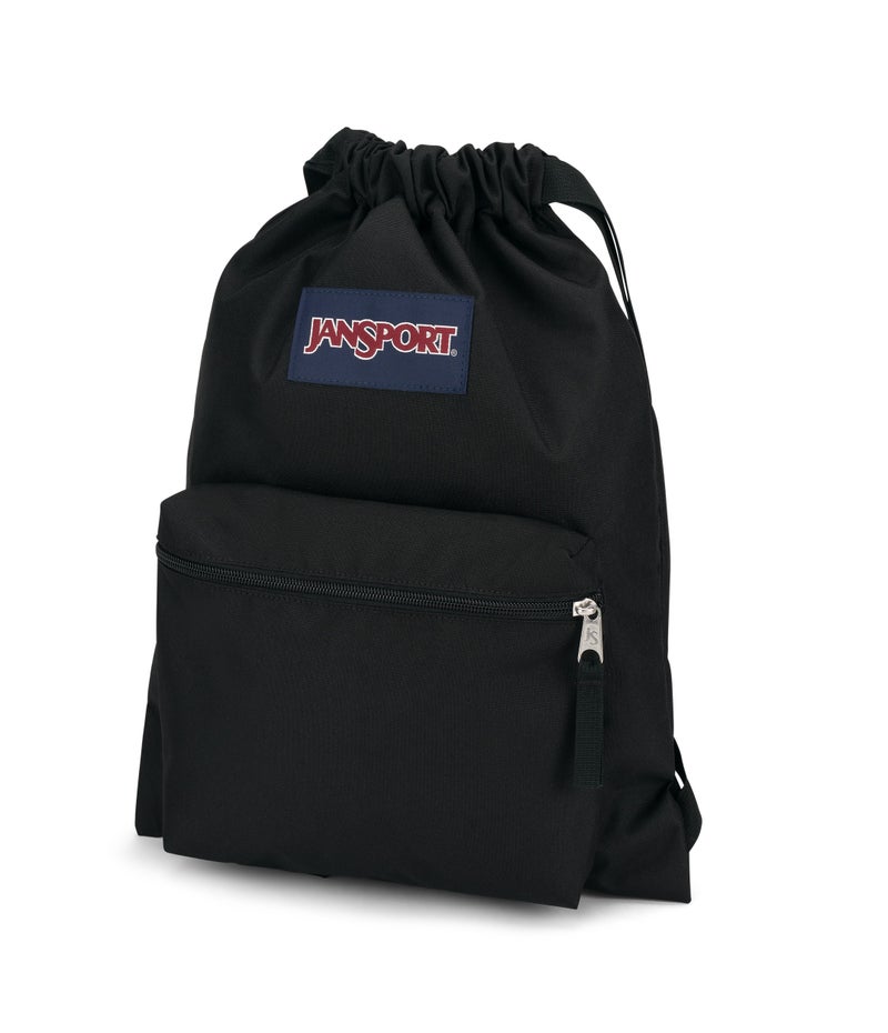 JanSport Drawsack Black Backpack - Image 2