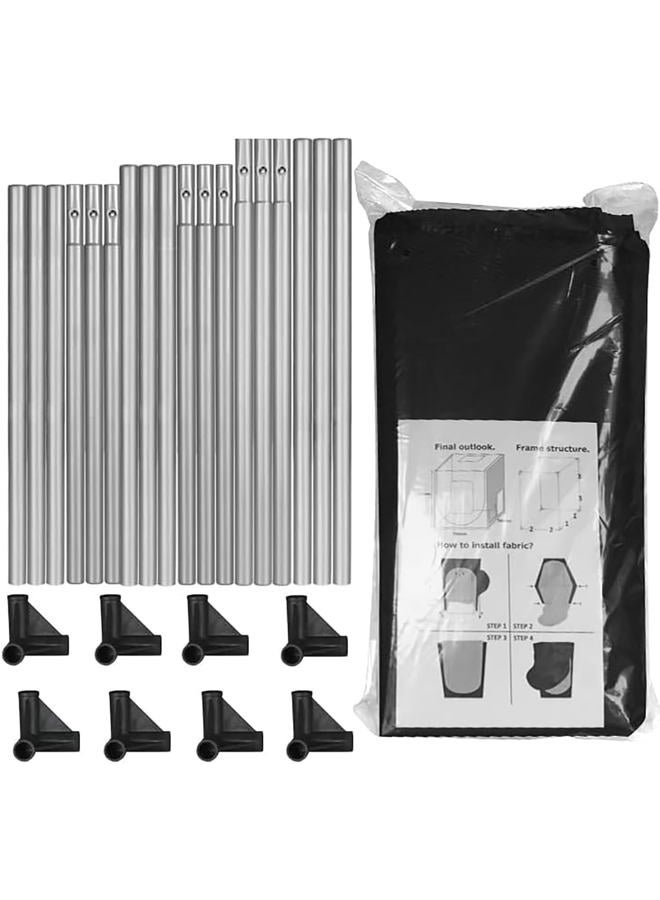 LONGER 3D Printer Warm Enclosure Fireproof and Dustproof 3D Printer Tent, Large Size (28.7"x30"x28.3") PVC Laminated Polyester Constant TEM, Suitable for 99% of 3D Printers on The Market - Image 3