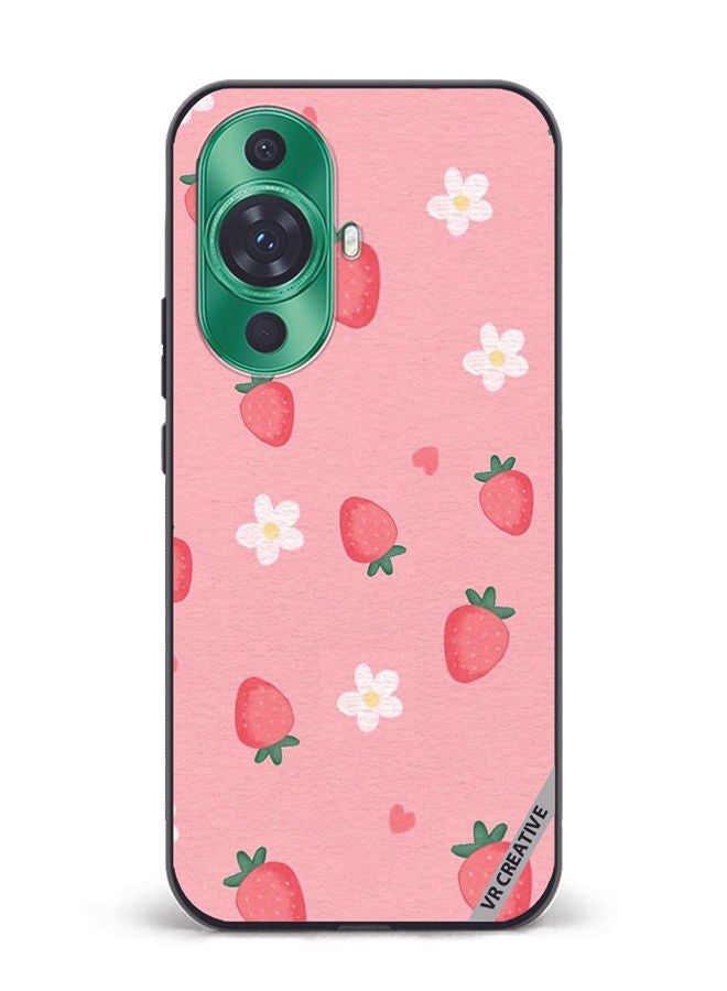 VR CREATIVE Protective Case Cover For Huawei nova 11 Strawberry Design Multicolour - Image 1