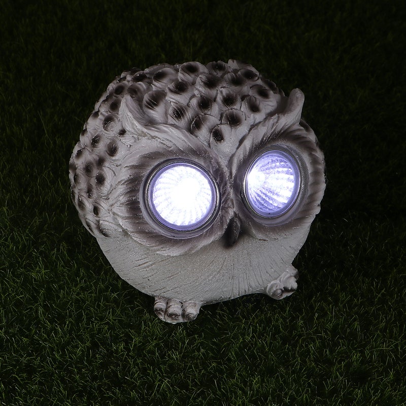 1Pc Resin Owl Plug Light Decor Night Light Silicone Decoration Ornament Light Animal (White) - Image 5