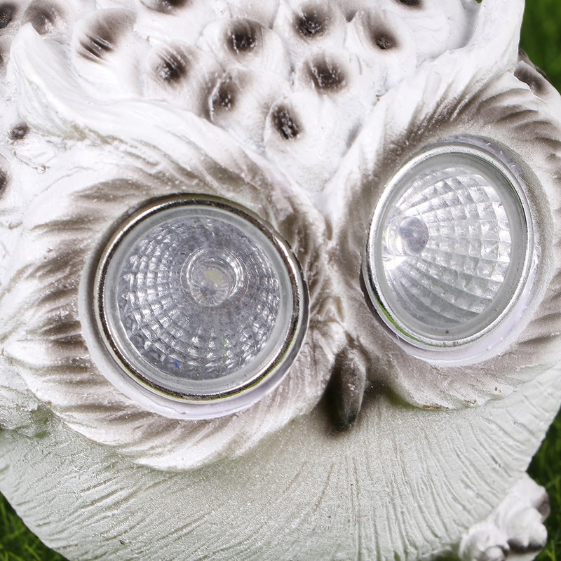 1Pc Resin Owl Plug Light Decor Night Light Silicone Decoration Ornament Light Animal (White) - Image 4