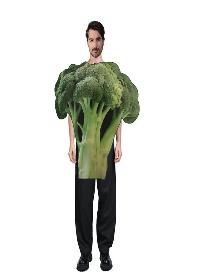 PGOND Vegetable Couple: Spinach, Broccoli, Apple Core Costume Halloween Costume (Broccoli) - Image 2