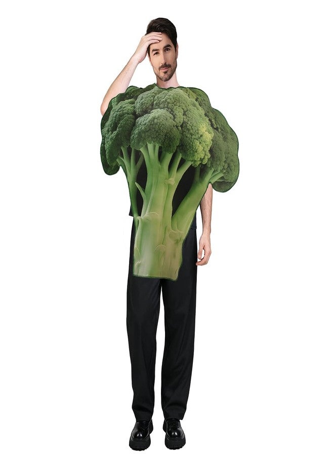PGOND Vegetable Couple: Spinach, Broccoli, Apple Core Costume Halloween Costume (Broccoli) - Image 3